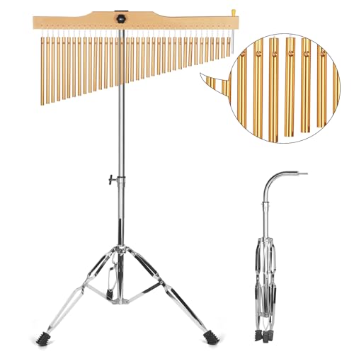 VIP Bar Chimes with Adjustable Stand - Gold Tone