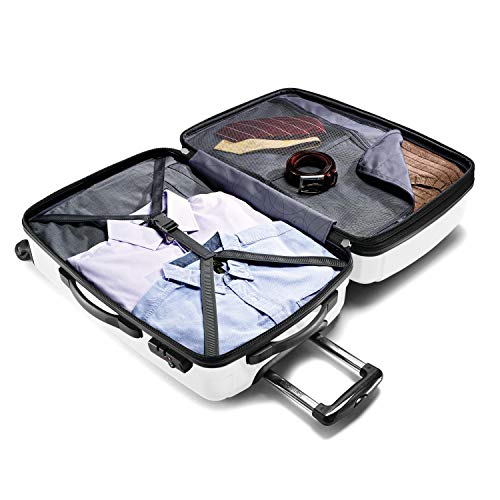 Samsonite Winfield 2 Brushed White Checked-Large Luggage