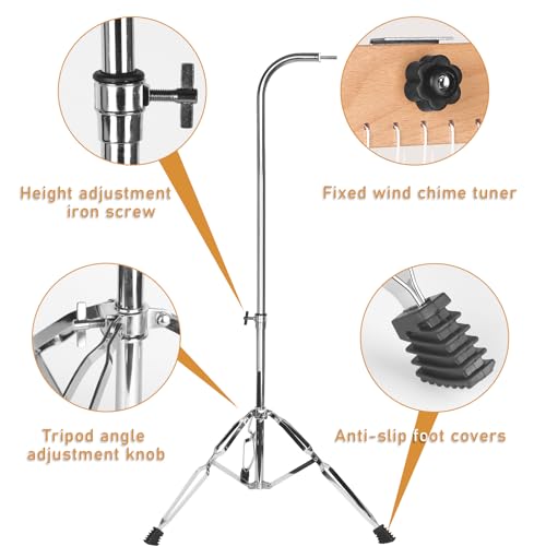 VIP Bar Chimes with Adjustable Stand - Gold Tone