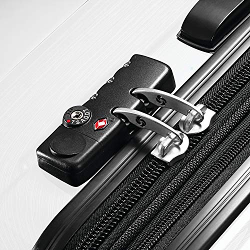 Samsonite Winfield 2 Brushed White Checked-Large Luggage