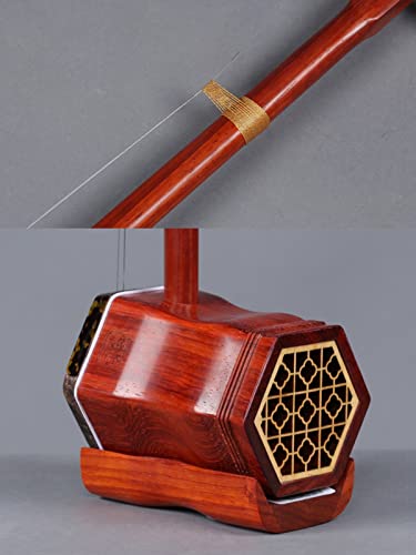 Landtom® Rosewood Erhu Chinese 2-string Violin Fiddle with Accessories