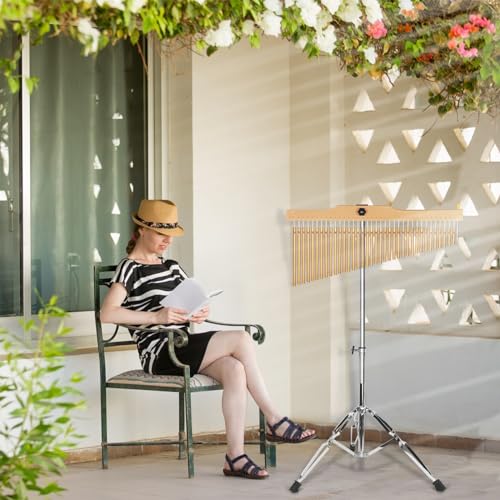 VIP Bar Chimes with Adjustable Stand - Gold Tone