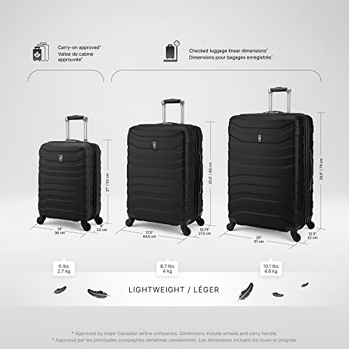 ATLANTIC VIP Hardside Expandable Spinner Luggage Set 3-Piece