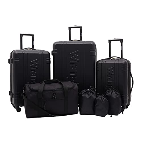 VIP Black Wrangler 7 Pc Luggage Set