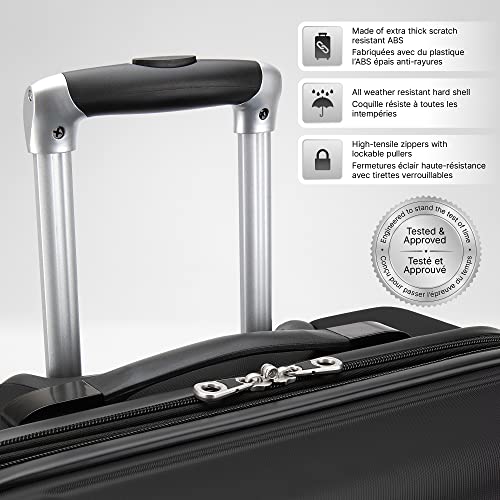 ATLANTIC VIP Hardside Expandable Spinner Luggage Set 3-Piece