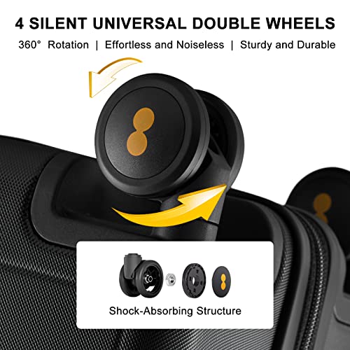 VIP Airplane Carry-On Suitcase with Spinner Wheels