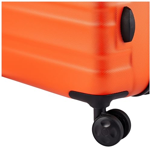 Amazon Basics 24-Inch Hardside Spinner VIP Luggage, Orange