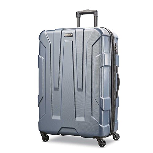 Samsonite VIP Spinner Luggage, Blue Slate, Checked-Large 28-Inch