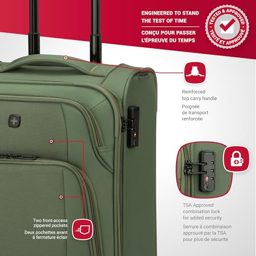 SWISSGEAR Altitude Collection Large Suitcase with TSA Locks