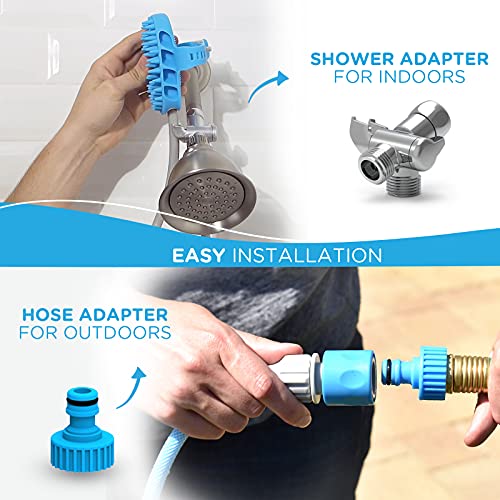 Aquapaw Dog Bath Brush Pro - 2-in-1 Scrubber & Sprayer