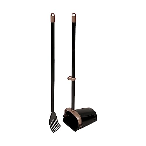 Petmate Swivel Bin & Rake Pooper Scooper + 2 Bonus Bags