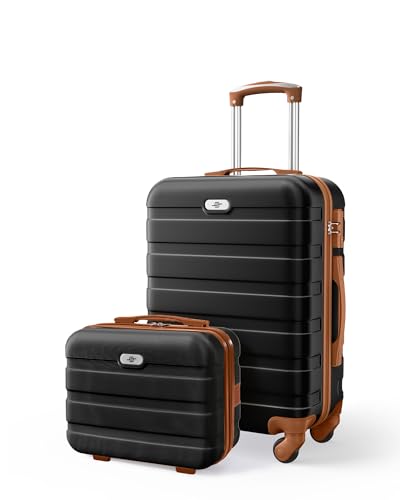 VIP 2 Piece Hard Shell Luggage Set with Spinner Wheels