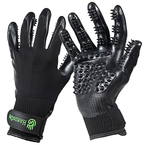VIP Award-Winning Handson Gloves for Grooming Horses/Dogs/Cats
