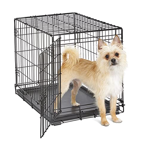 VIP Folding Metal Dog Crate; Single Door 24
