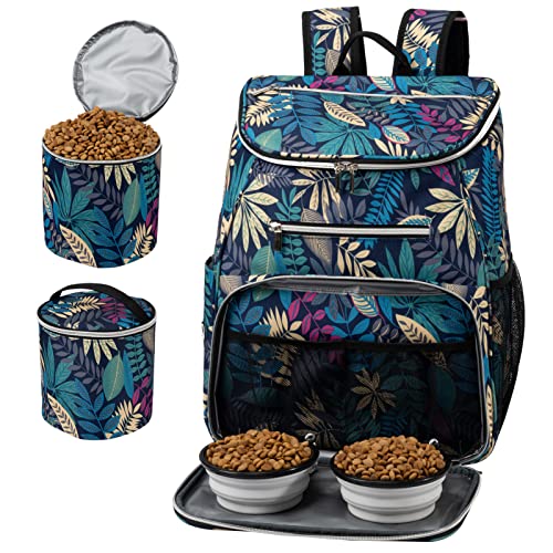 BAGLHER Airline Approved Dog Travel Backpack with Bowls