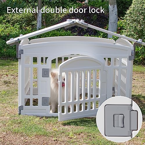 VIP Pet Playpen with Door and Roof Cover