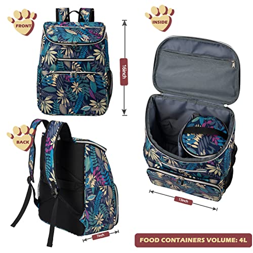 BAGLHER Airline Approved Dog Travel Backpack with Bowls