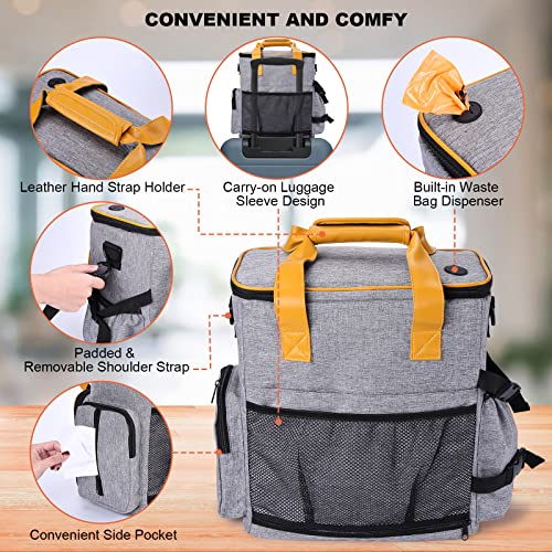 VIP Dog Travel Bag with Multi-Function Pockets