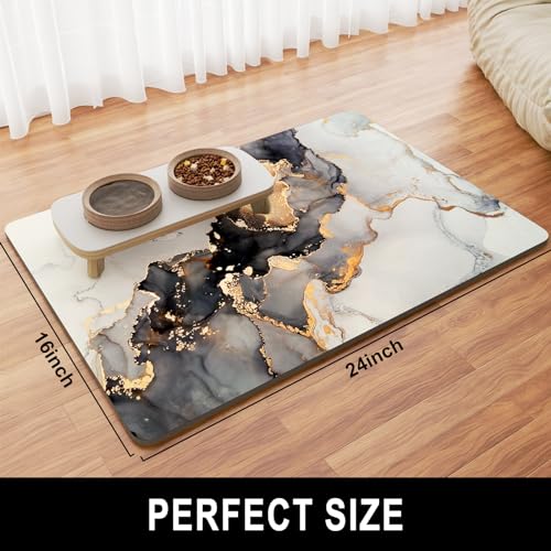 VIP Marble Dog Food Mat for VIP Pets