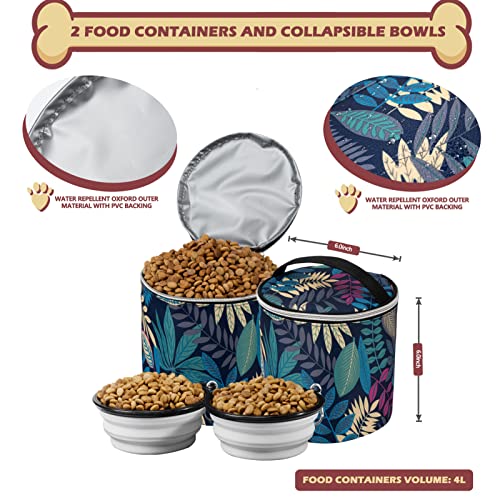 BAGLHER Airline Approved Dog Travel Backpack with Bowls