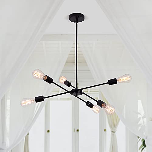Modern Black Sputnik Chandelier for VIP Shopping