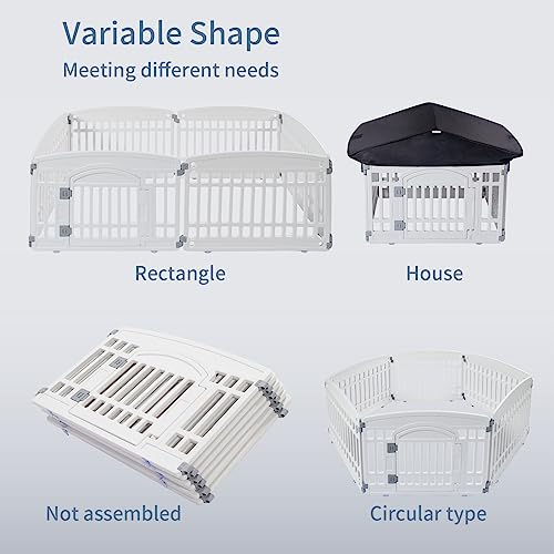 VIP Pet Playpen with Door and Roof Cover