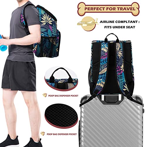 BAGLHER Airline Approved Dog Travel Backpack with Bowls