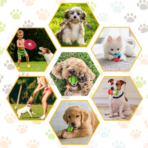 KIPRITII 20 Pack Dog Toys for Puppy Teething