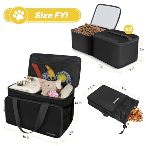 Abrimelodi VIP Pet Travel Set - Black