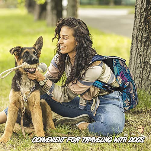 BAGLHER Airline Approved Dog Travel Backpack with Bowls