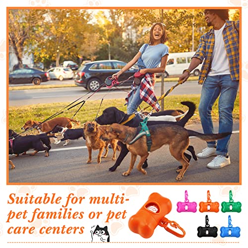 20-Pack Bone Shaped Poop Bag Dispenser with Clip