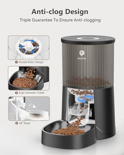 Automatic Pet Feeder for Cats and Dogs, 6 Meals