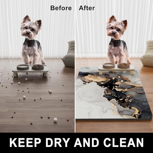 VIP Marble Dog Food Mat for VIP Pets