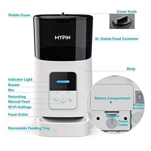 VIP Automatic Pet Feeder with Wi-Fi & Voice Recorder