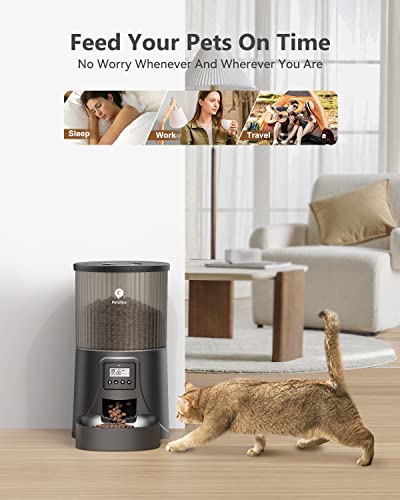 Automatic Pet Feeder for Cats and Dogs, 6 Meals