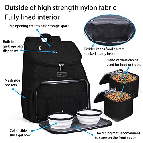 VIP Dog Travel Backpack with Pet Supplies