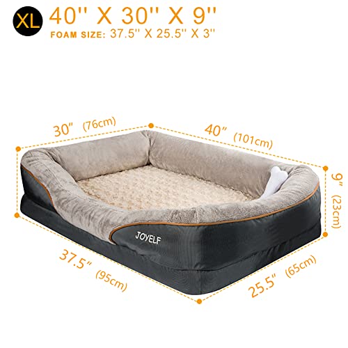 JOYELF X-Large Memory Foam Dog Bed & Sofa