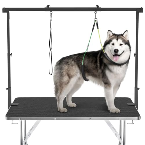 Pawaboo VIP Dog Grooming Arm Stand, Adjustable Loops