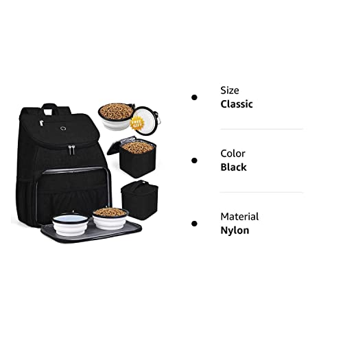 VIP Dog Travel Backpack with Pet Supplies