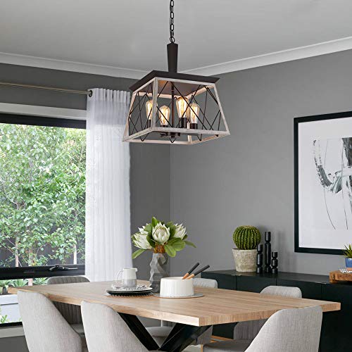 Vintage Chandelier Rustic Pendant Light Industrial Hanging Fixture