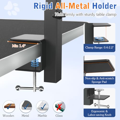 Pawaboo VIP Dog Grooming Arm Stand, Adjustable Loops