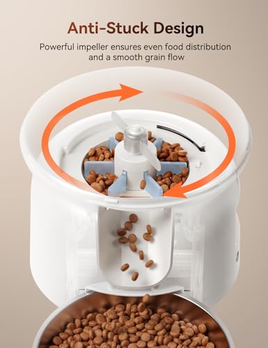 FEELNEEDY Stainless Steel 3L Automatic Cat Feeder VIP