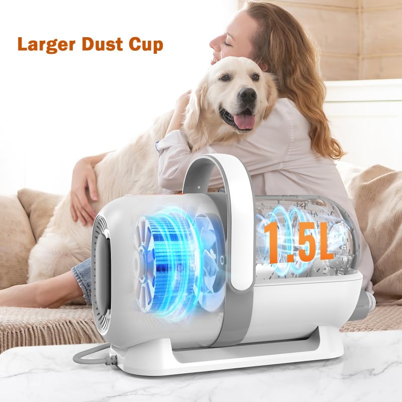 Afloia Professional Dog Grooming Kit with Vacuum Suction