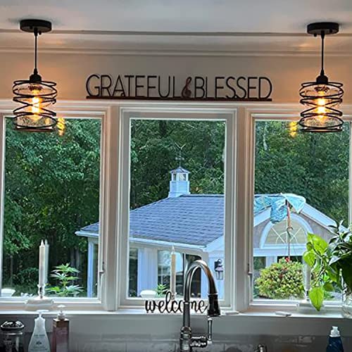 Handblown Clear Seeded Glass Pendant for Kitchen Island VIP