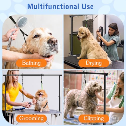 Pawaboo VIP Dog Grooming Arm Stand, Adjustable Loops