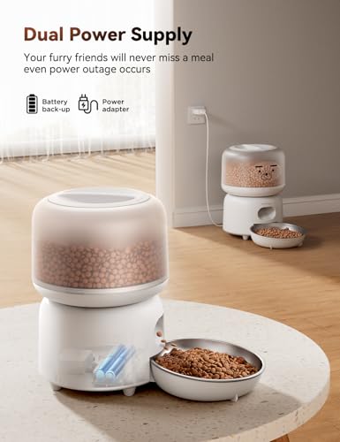 FEELNEEDY Stainless Steel 3L Automatic Cat Feeder VIP