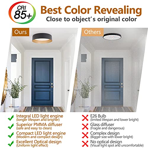 VIP Flush Mount LED Ceiling Light, 12.5 inch