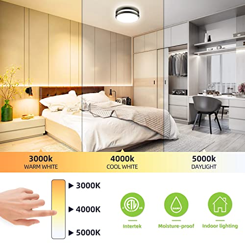 Bilrect 10" Dimmable LED Light Fixture 2-Pack