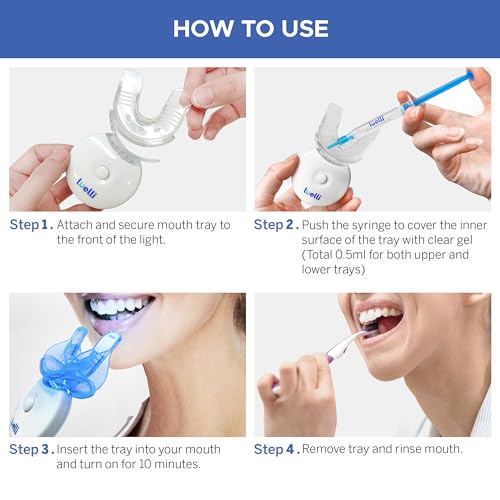 VIP Teeth Whitening Kit with LED Light