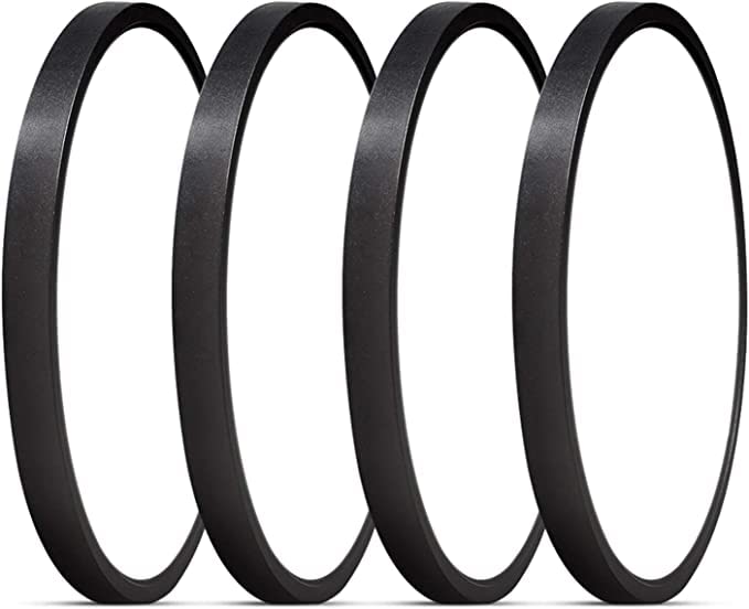 Taloya Black LED Light Fixture Ceiling 12" 4-Pack